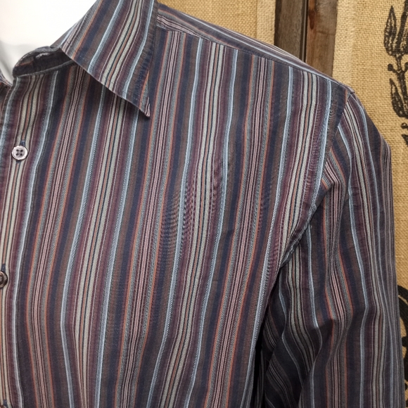 Faconnable Button Up Shirt, M - Picture 2 of 7